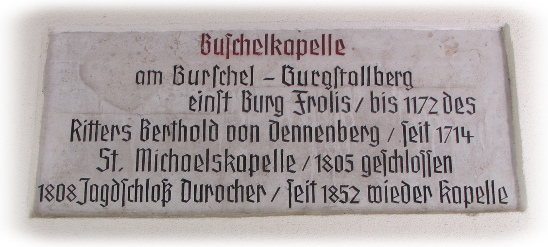 Informationstafel zur Buschelkapelle